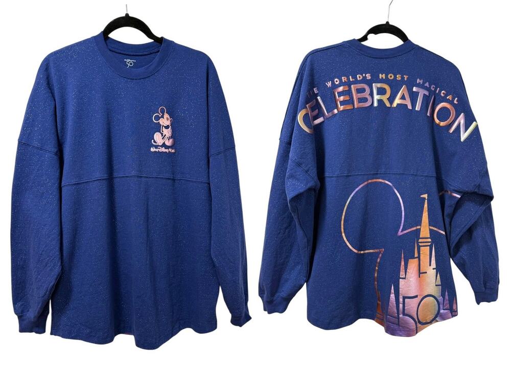 Disney World Adult M 50th Anniversary Most Magical Celebration Spirit Jersey